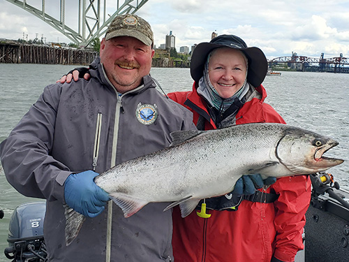 Chinook Salmon Fishing Willamette River OR